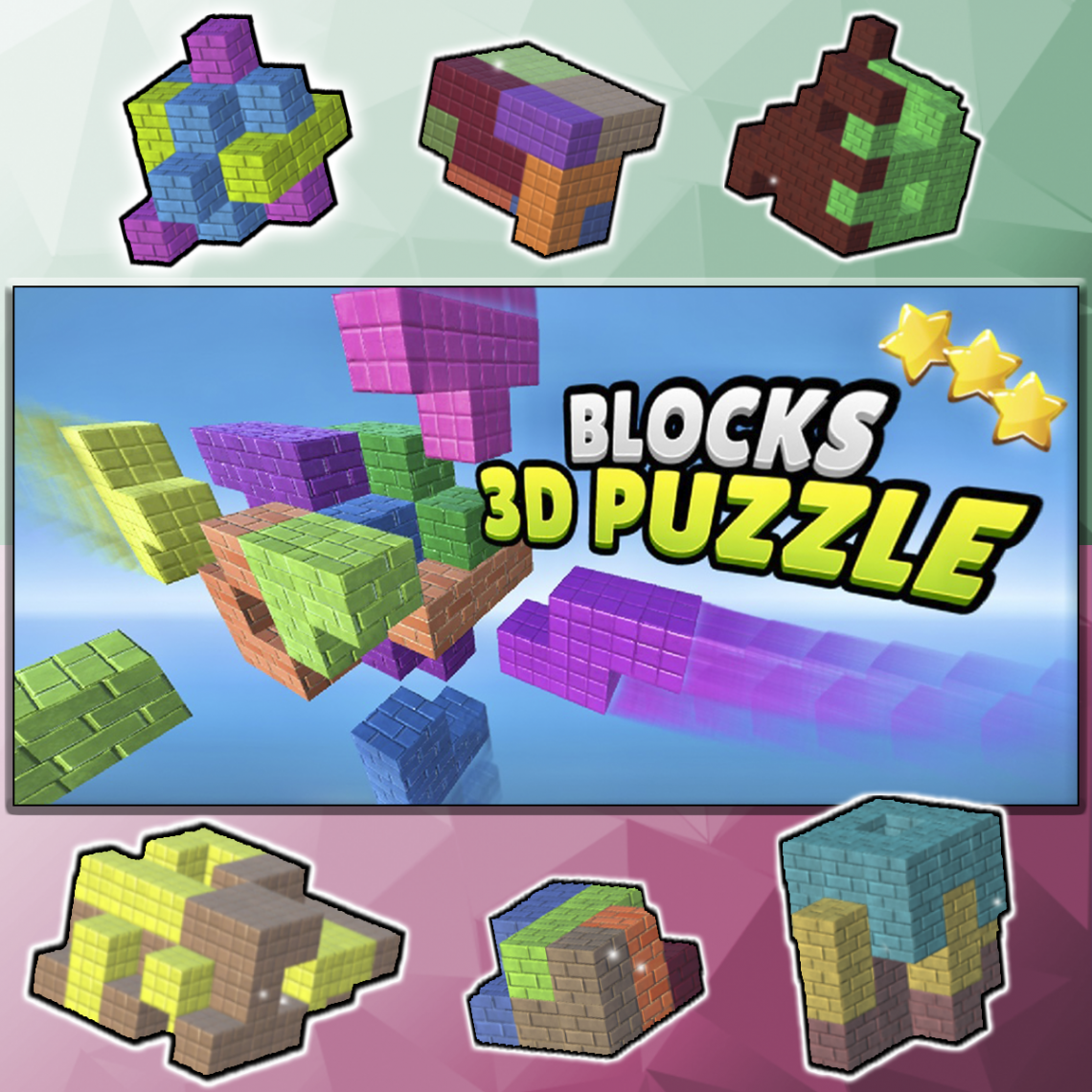 The best puzzles for 2022 Blocks 3D Puzzle Game